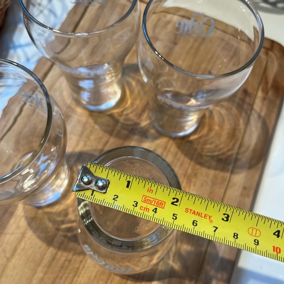 Set/4 Vintage drug store Coca-Cola glasses - Picture 10 of 10